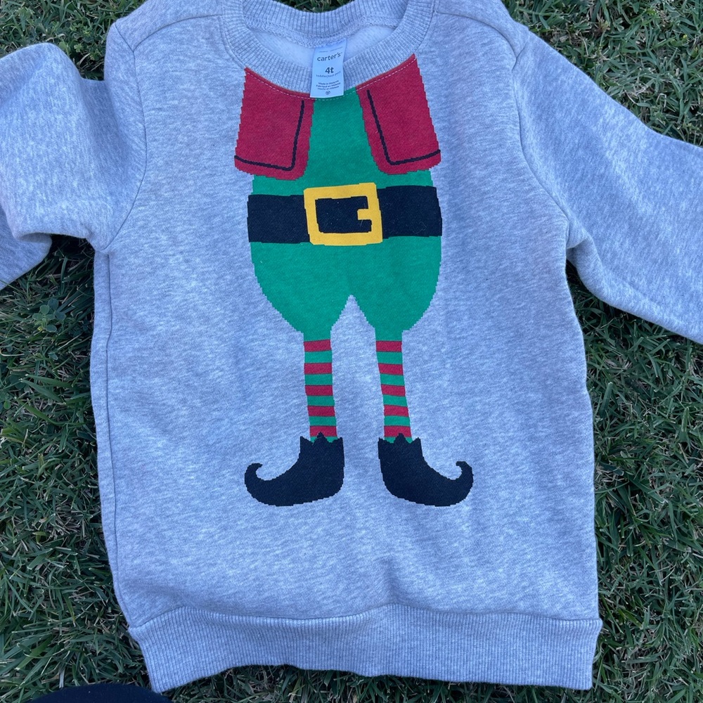 Carters Christmas sweater